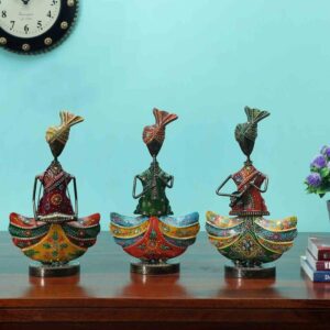 Musician (Set of 3) Iron Human Figurine